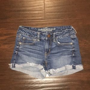 Denim shorts